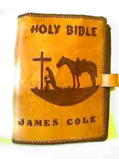 Custom Personalized Bible cover.