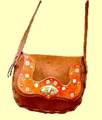 New Mood style purse with tooled patch