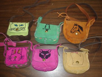 Little Girl Suede Purse